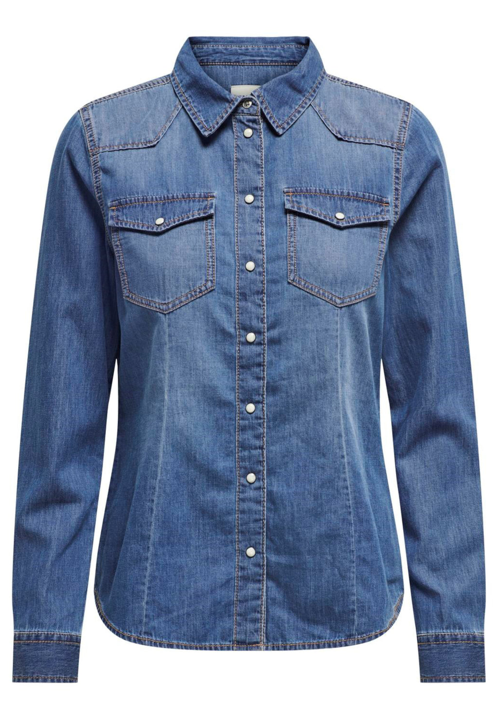 Camicia Only Alexa in denim Medium Blue 15315185 /MEDIUM BLUE DENIM ONLY 