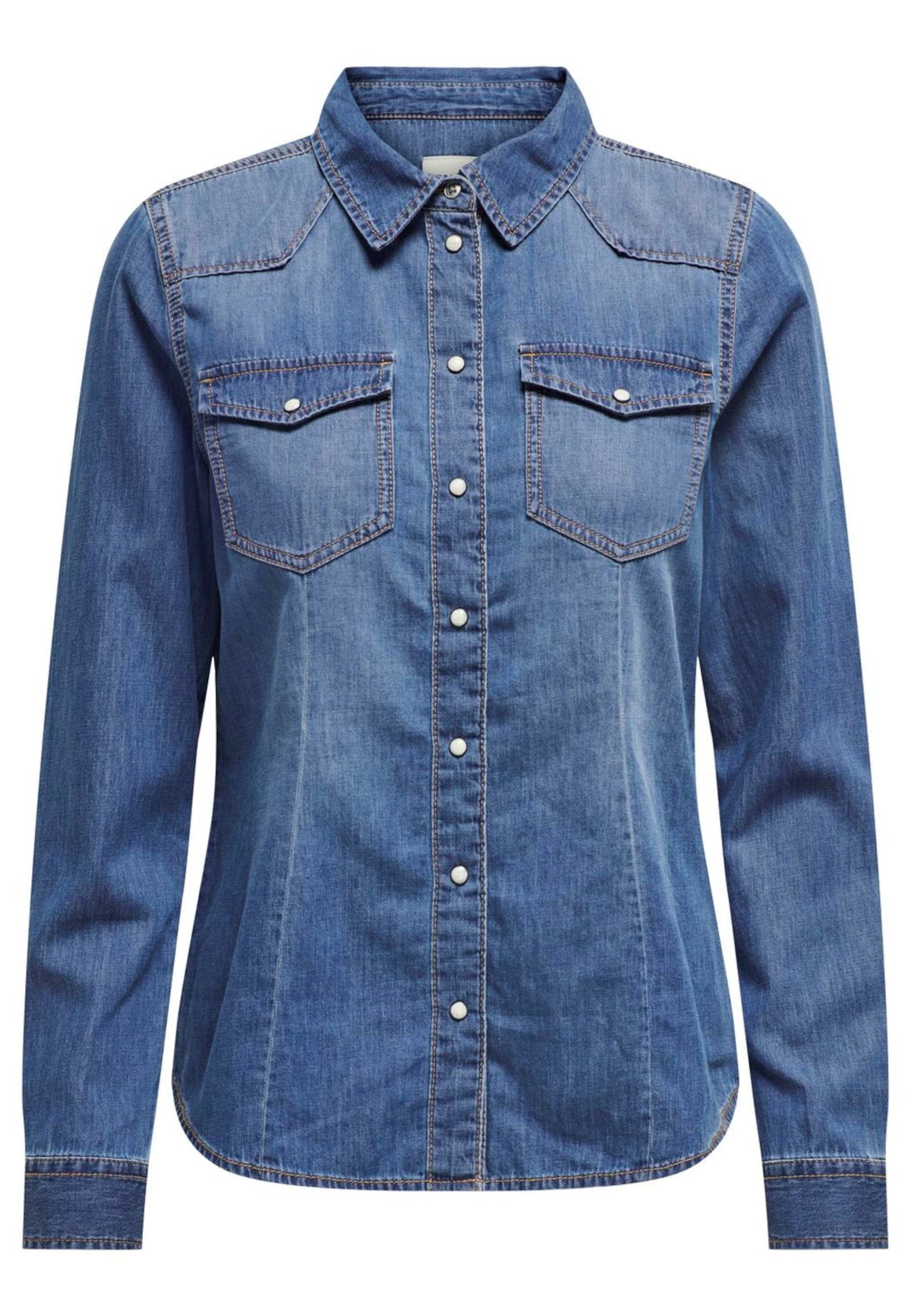 Camicia Only Alexa in denim Medium Blue 15315185 /MEDIUM BLUE DENIM ONLY 