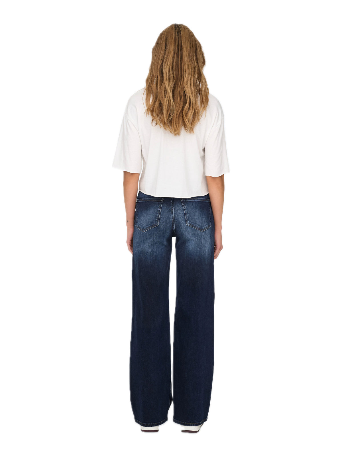 Jeans Only Madison Blush Dark Blue Denim wide leg 15318405 /Dark Blue Denim ONLY 