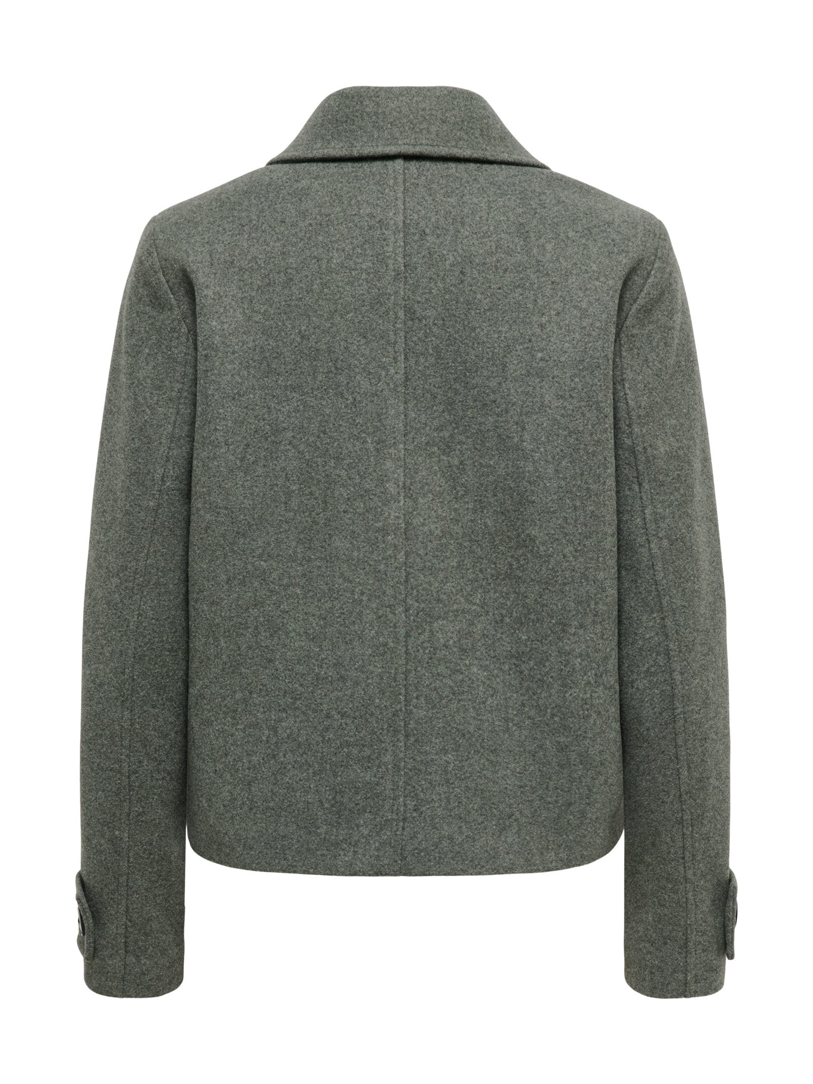 Giubbotto Only  Freja Verde doppiopetto<BR/> 15320983 /Castor Gray ONLY 