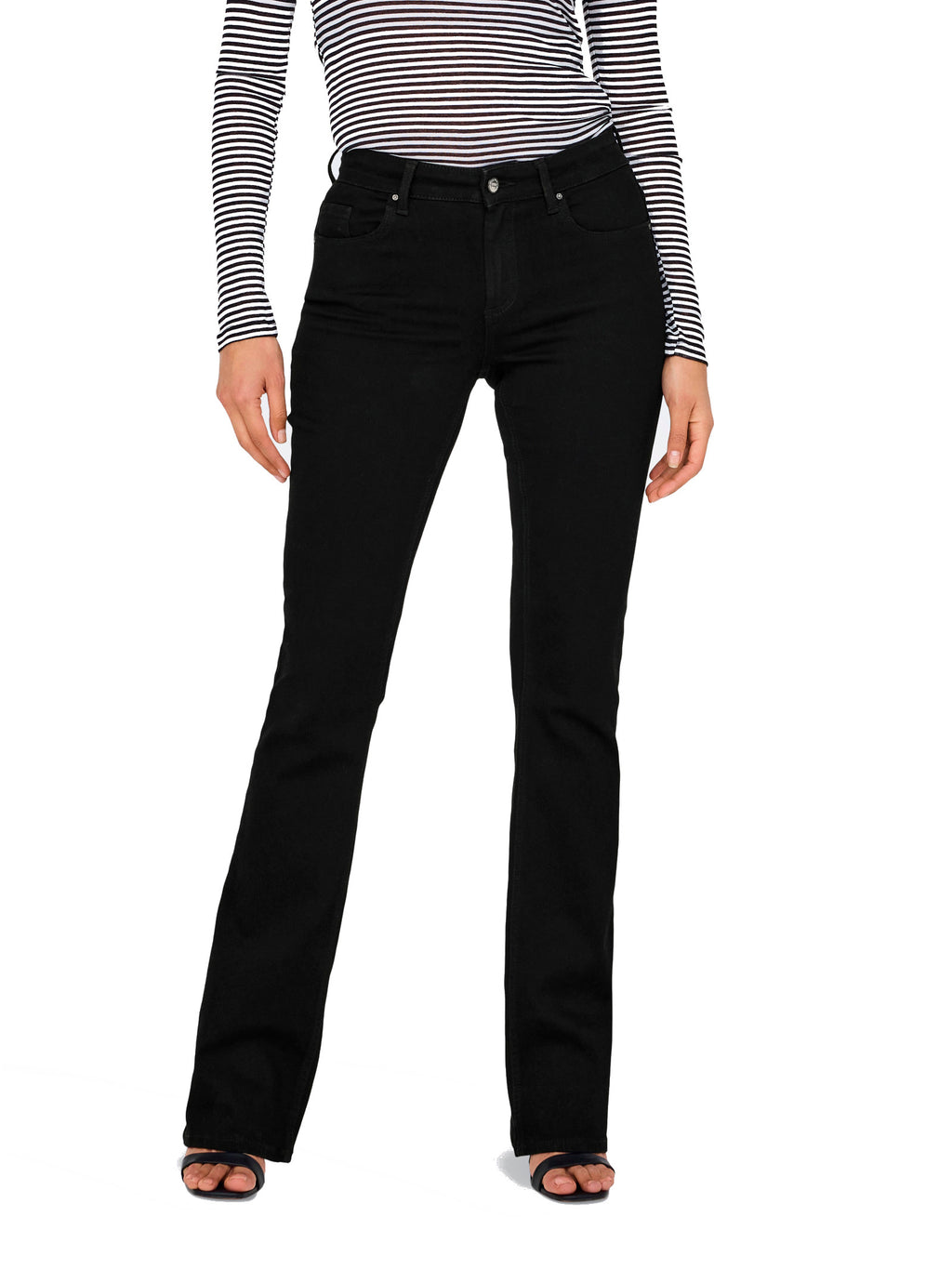 Jeans Only Blush Black Denim Flared 15324908 /Black Denim ONLY 