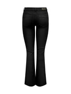 Jeans Only Blush Black Denim Flared 15324908 /Black Denim ONLY 