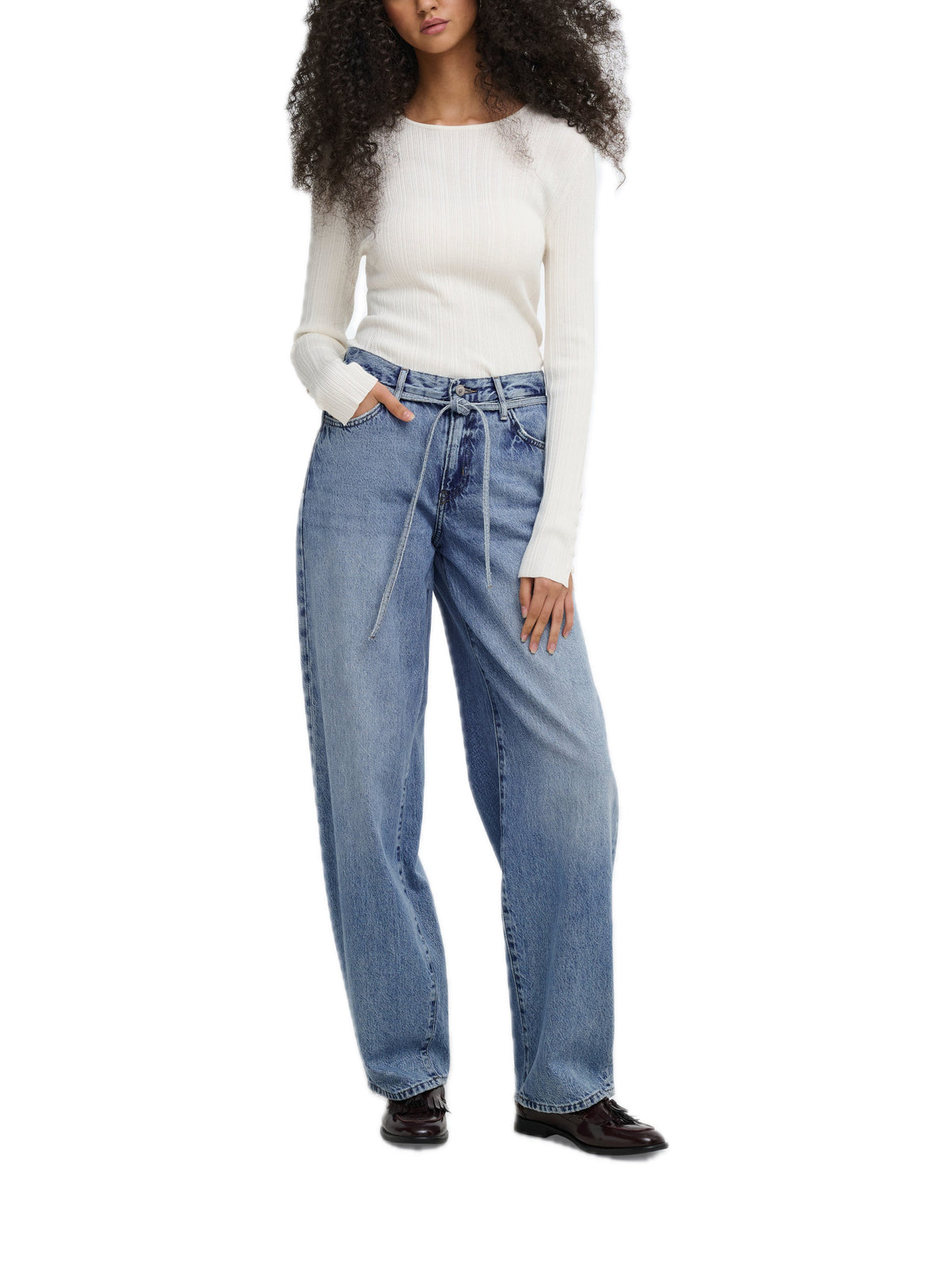 Jeans Only Gianna Meium Blue balloon fit 15325796 /Medium Blue Denim ONLY 