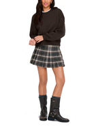 Minigonna Only Chelsea Marrone a pieghe 15328841 /Black ONLY 