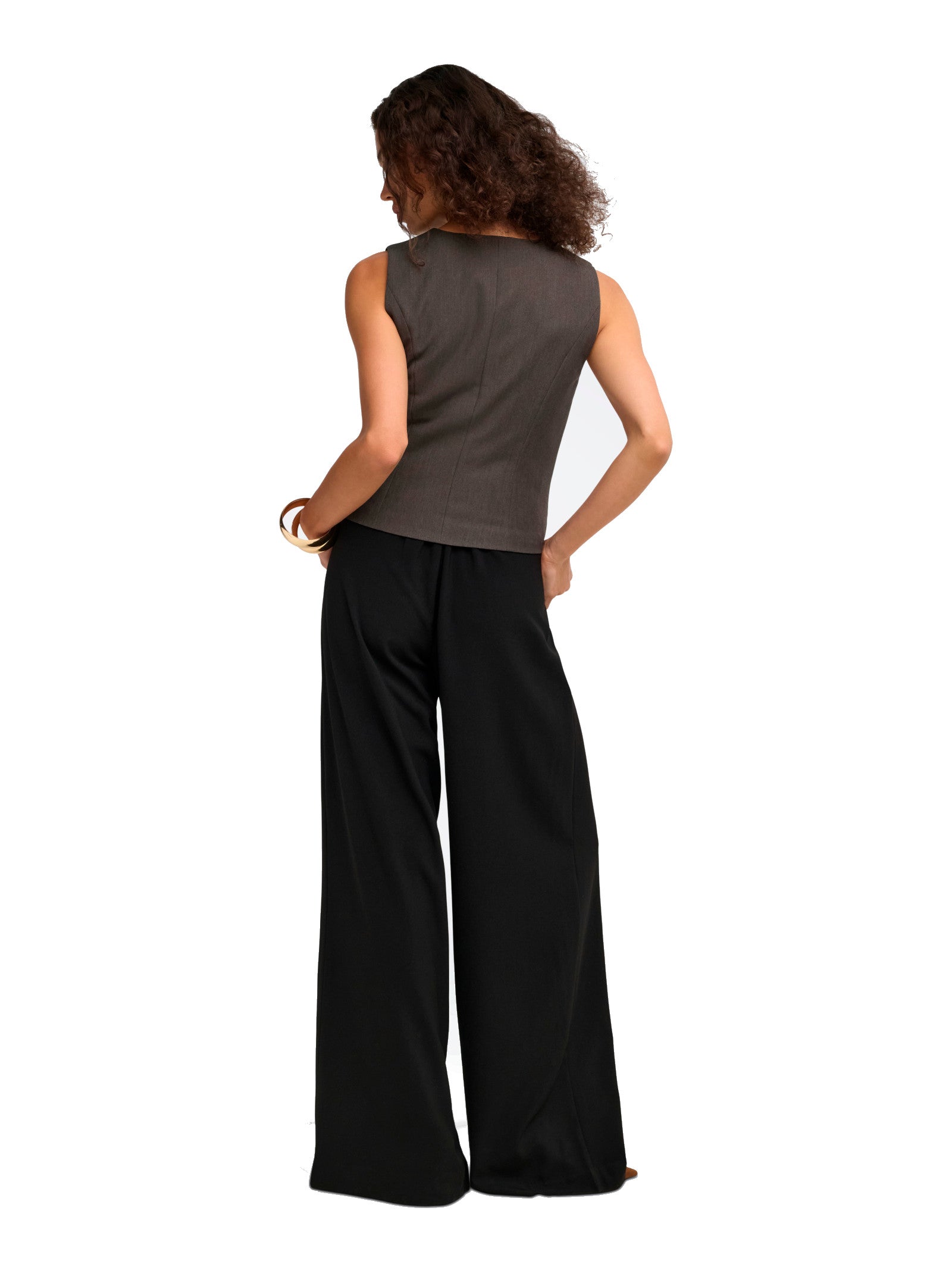 Gilet Only Iris Marrone con scollo a V 15331287 /Chocolate Torte ONLY 