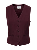 Gilet Only Iris Vinaccia con scollo a V 15331287 /Fudge ONLY 