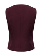 Gilet Only Iris Vinaccia con scollo a V 15331287 /Fudge ONLY 