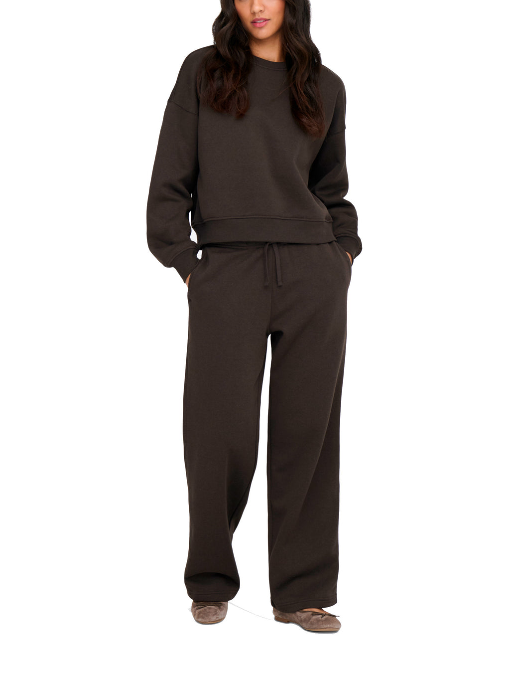 Pantalone Only Best Marrone in felpa 15338734 /Chocolate Torte ONLY 