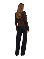 Maglia Only Noelle Marrone con fiocchi 15342560 /Chocolate Torte ONLY 