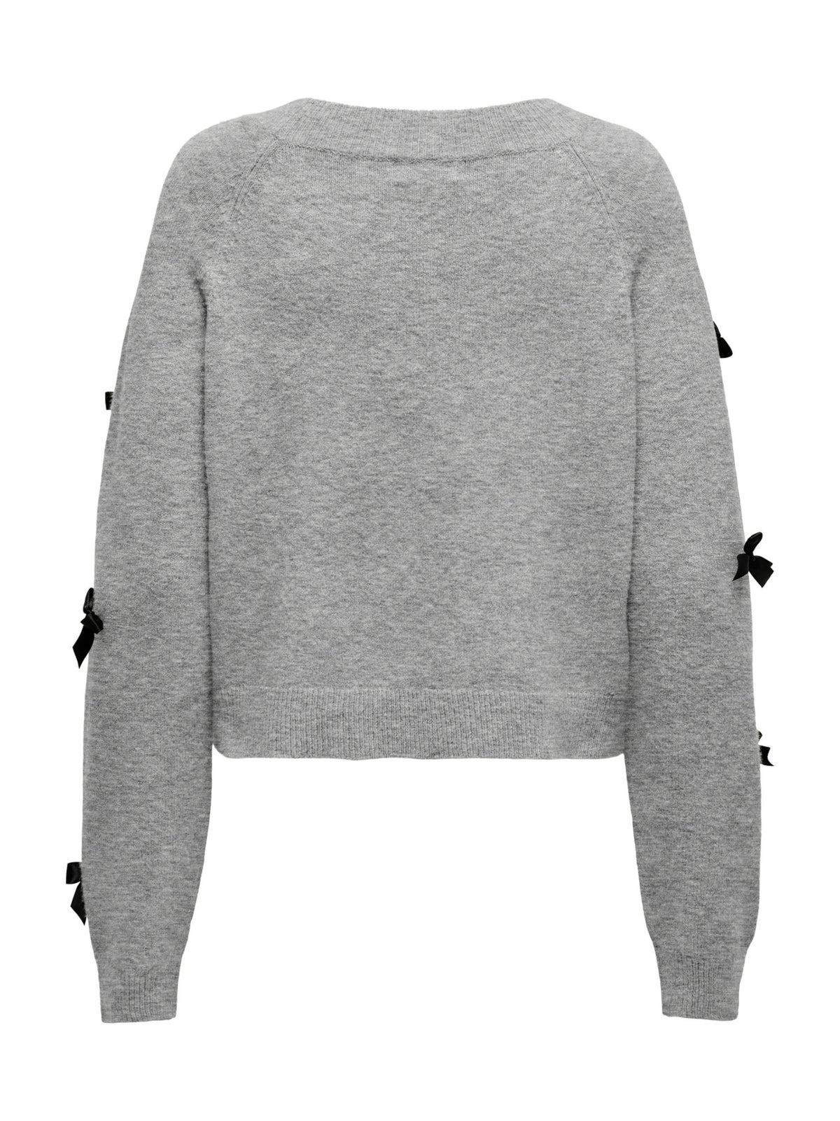 Maglia Only Noelle Grigio con fiocchi 15342560 /Light Grey Melange ONLY 