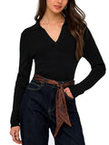 Maglia Only Nero Kaya con colletto 15344841 /Black ONLY 