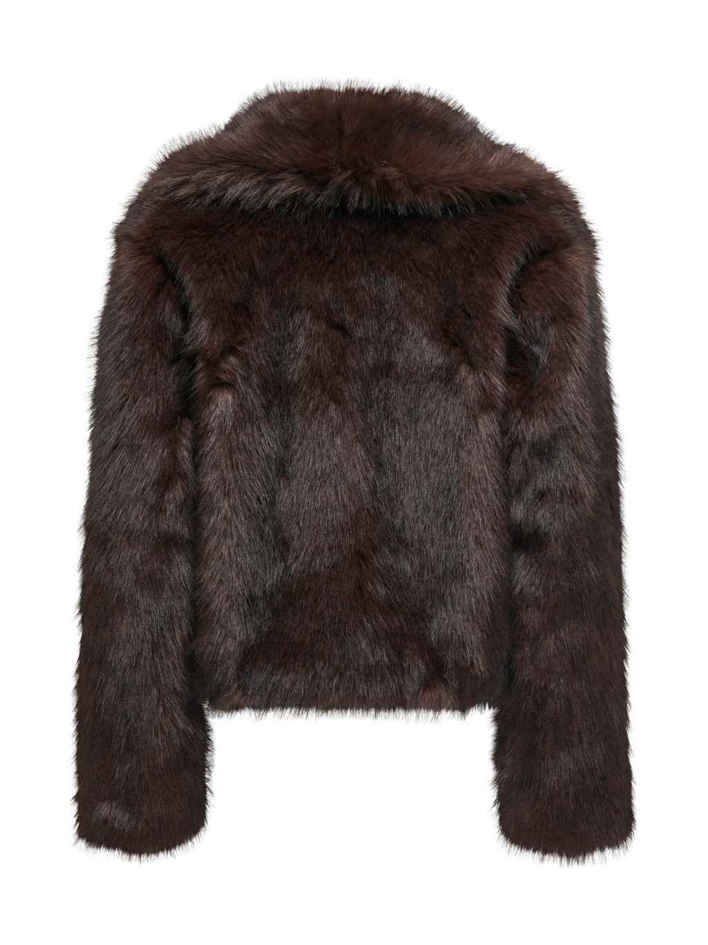 Pelliccia Only Dawn Marrone con ampio collo a revers 15348977 /Chocolate Torte ONLY 
