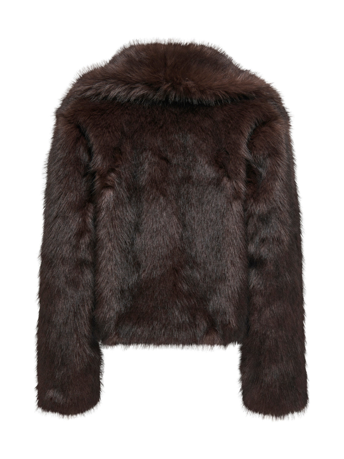 Pelliccia Only Dawn Marrone con ampio collo a revers 15348977 /Chocolate Torte ONLY 