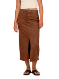 Gonna Only Cognac con spacco 15351259 /Soft Silt ONLY 