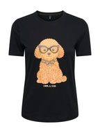 T-shirt Only Baria Nera con stampa frontale 15353246 /Black ONLY 