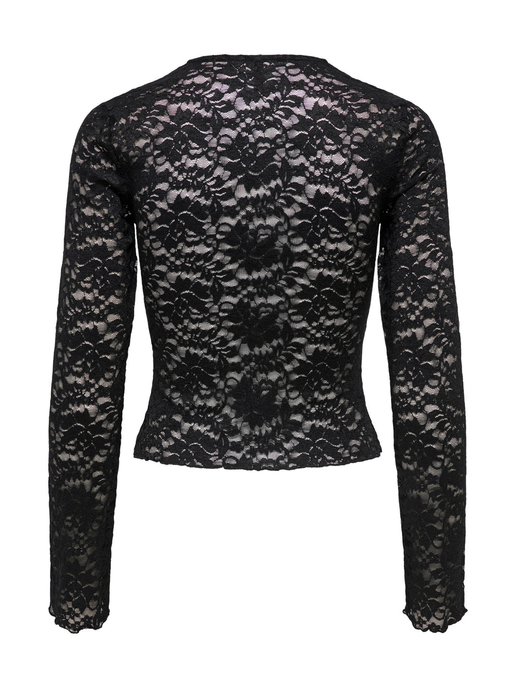 T-shirt Only Nikka Nera in pizzo floreale 15355839 /Black ONLY 