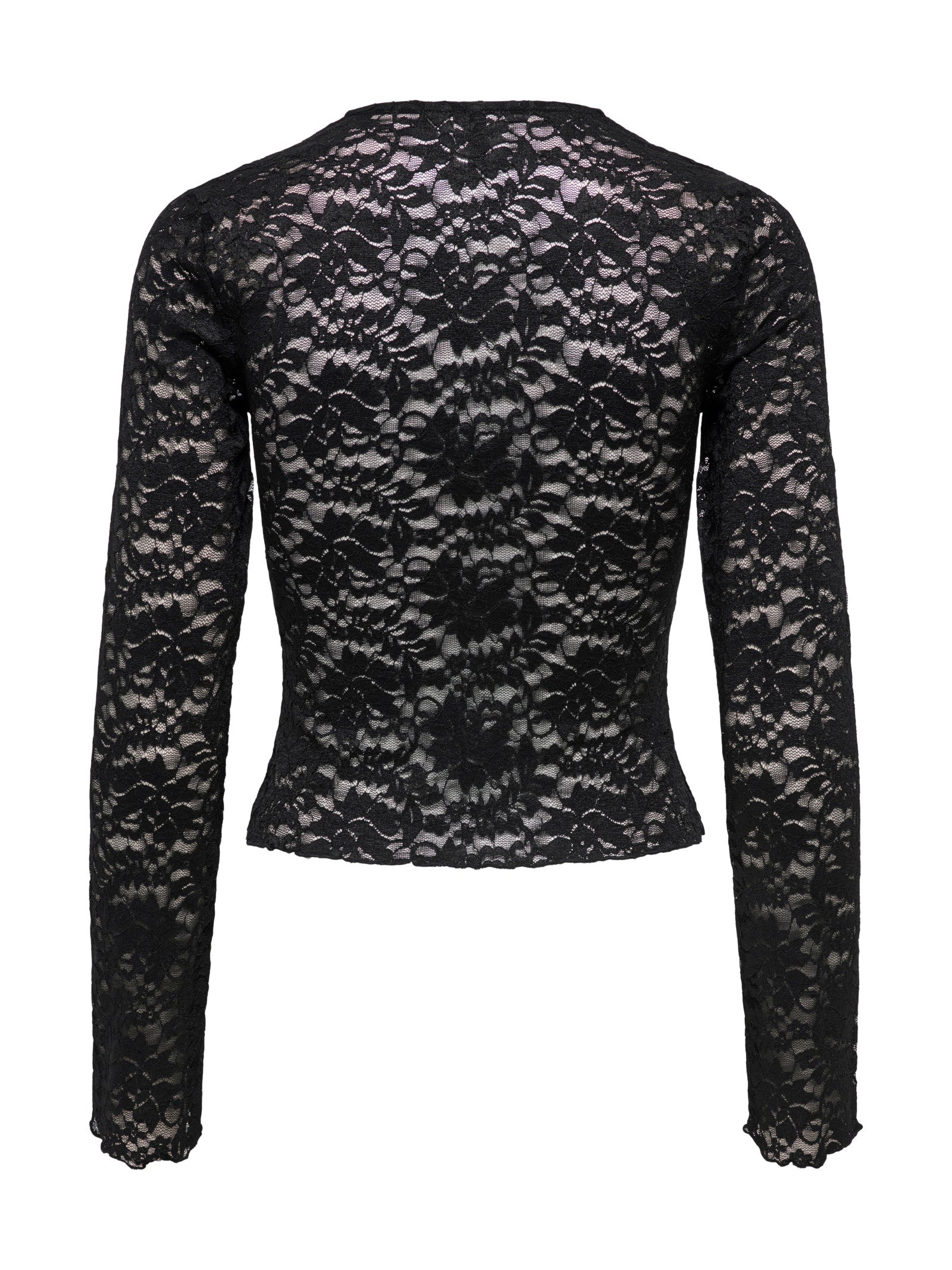 T-shirt Only Nikka Nera in pizzo floreale 15355839 /Black ONLY 