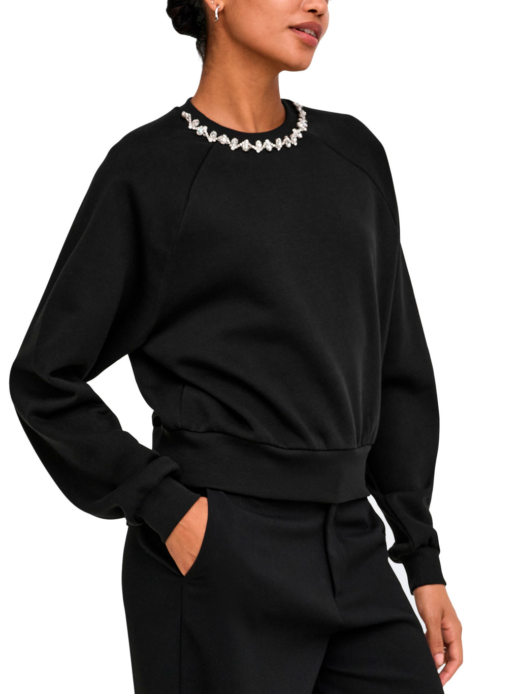 Felpa Only Jett Nera girocollo 15355912 /Black ONLY 