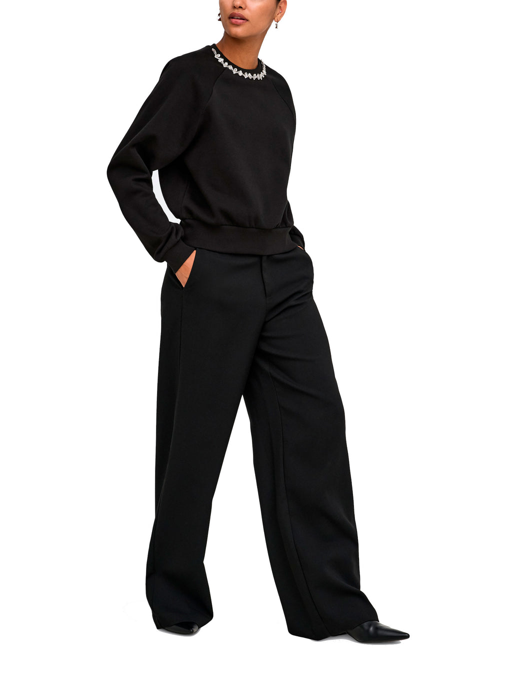 Felpa Only Jett Nera girocollo 15355912 /Black ONLY 