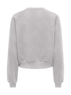 Felpa Only Jett Grigia girocollo 15355912 /Light Grey Melange ONLY 