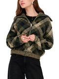 Cardigan Only Maron con fantasia a rombi 15358211 /Forest Night ONLY 
