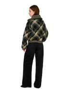 Cardigan Only Maron con fantasia a rombi 15358211 /Forest Night ONLY 