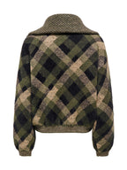 Cardigan Only Maron con fantasia a rombi 15358211 /Forest Night ONLY 