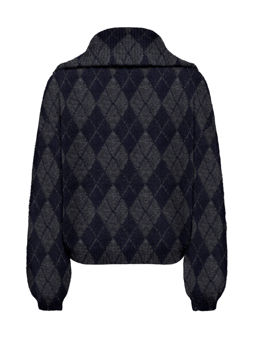 Cardigan Only Maron con fantasia a rombi 15358211 /Night Sky ONLY 