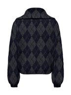 Cardigan Only Maron con fantasia a rombi 15358211 /Night Sky ONLY 