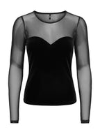 Top Only Smooth Nero in velluto 15360668 /Black ONLY 