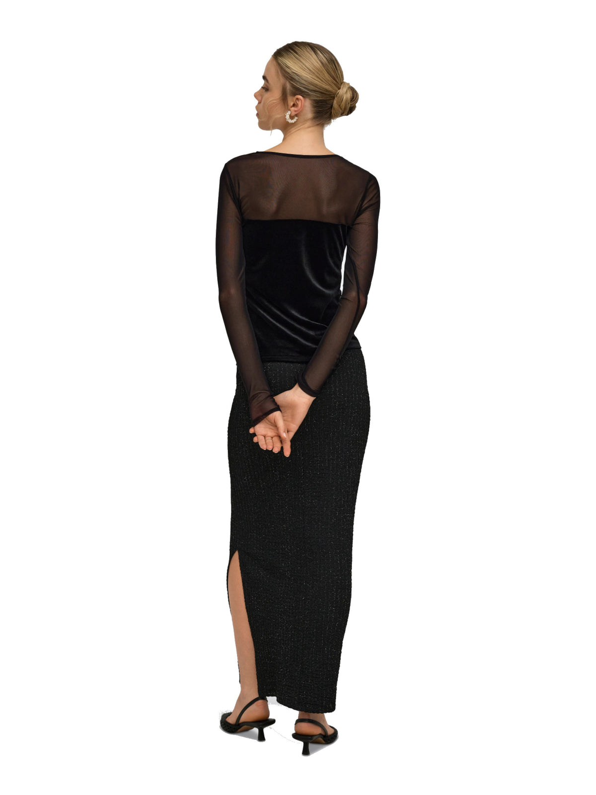 Top Only Smooth Nero in velluto 15360668 /Black ONLY 