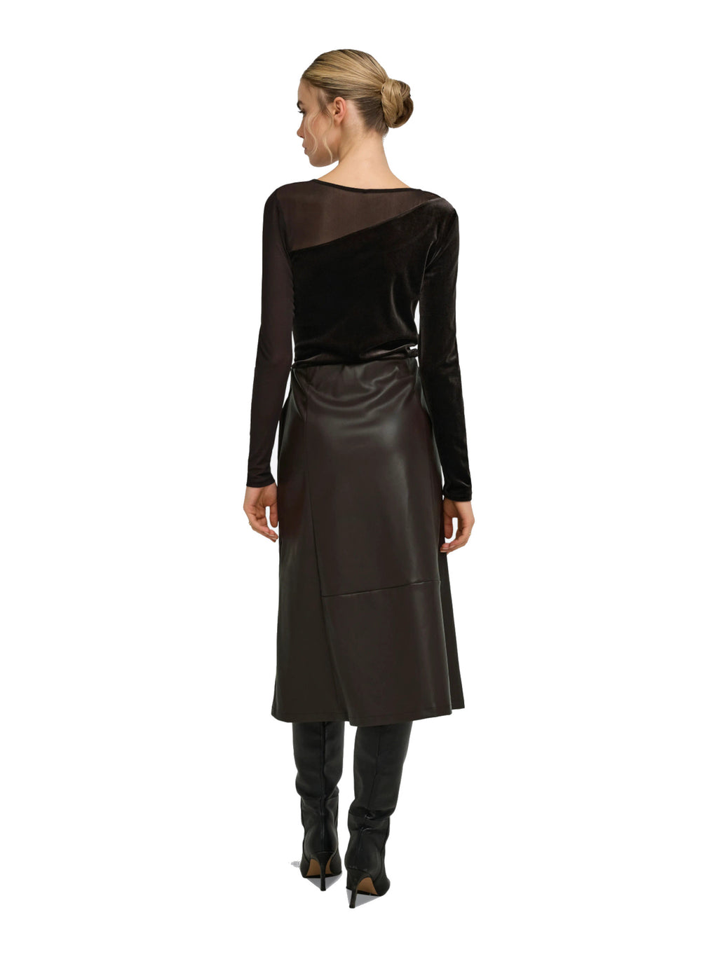Top Only Smooth Marrone in velluto 15360668 /Chocolate Torte ONLY 