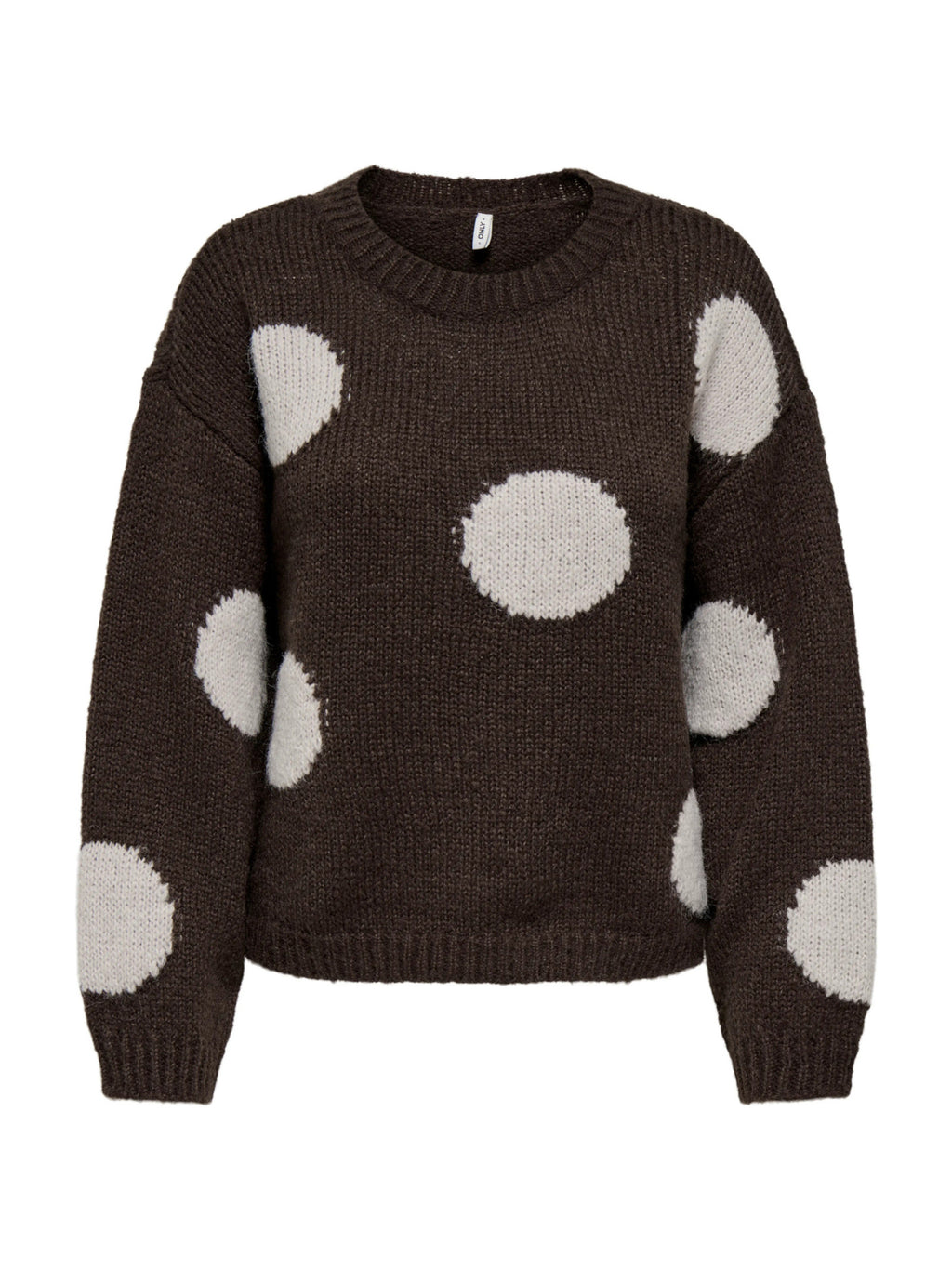 Maglia Only Bootle Marrone coni pois 15361111 /Coffee Bean ONLY 