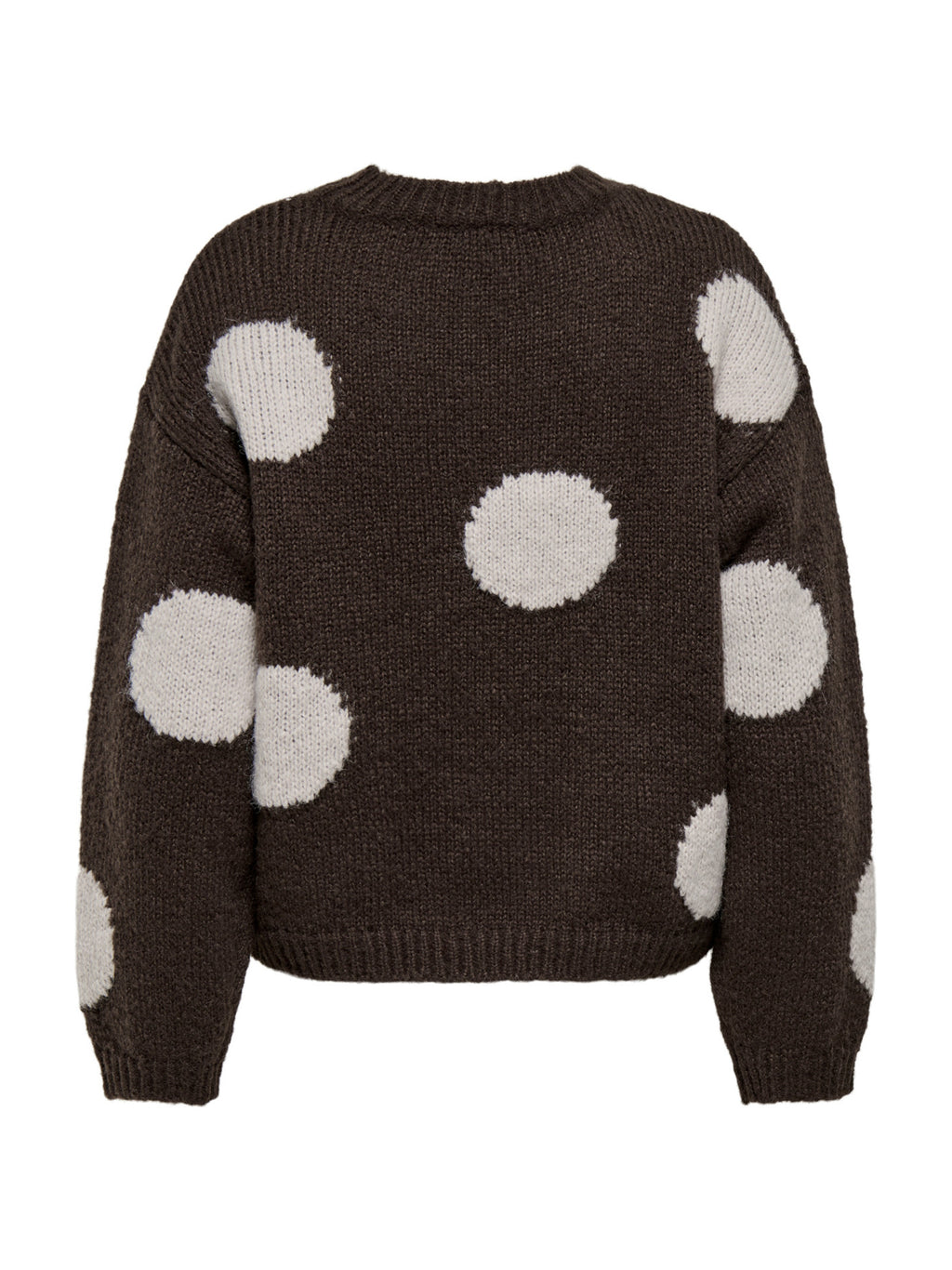 Maglia Only Bootle Marrone coni pois 15361111 /Coffee Bean ONLY 