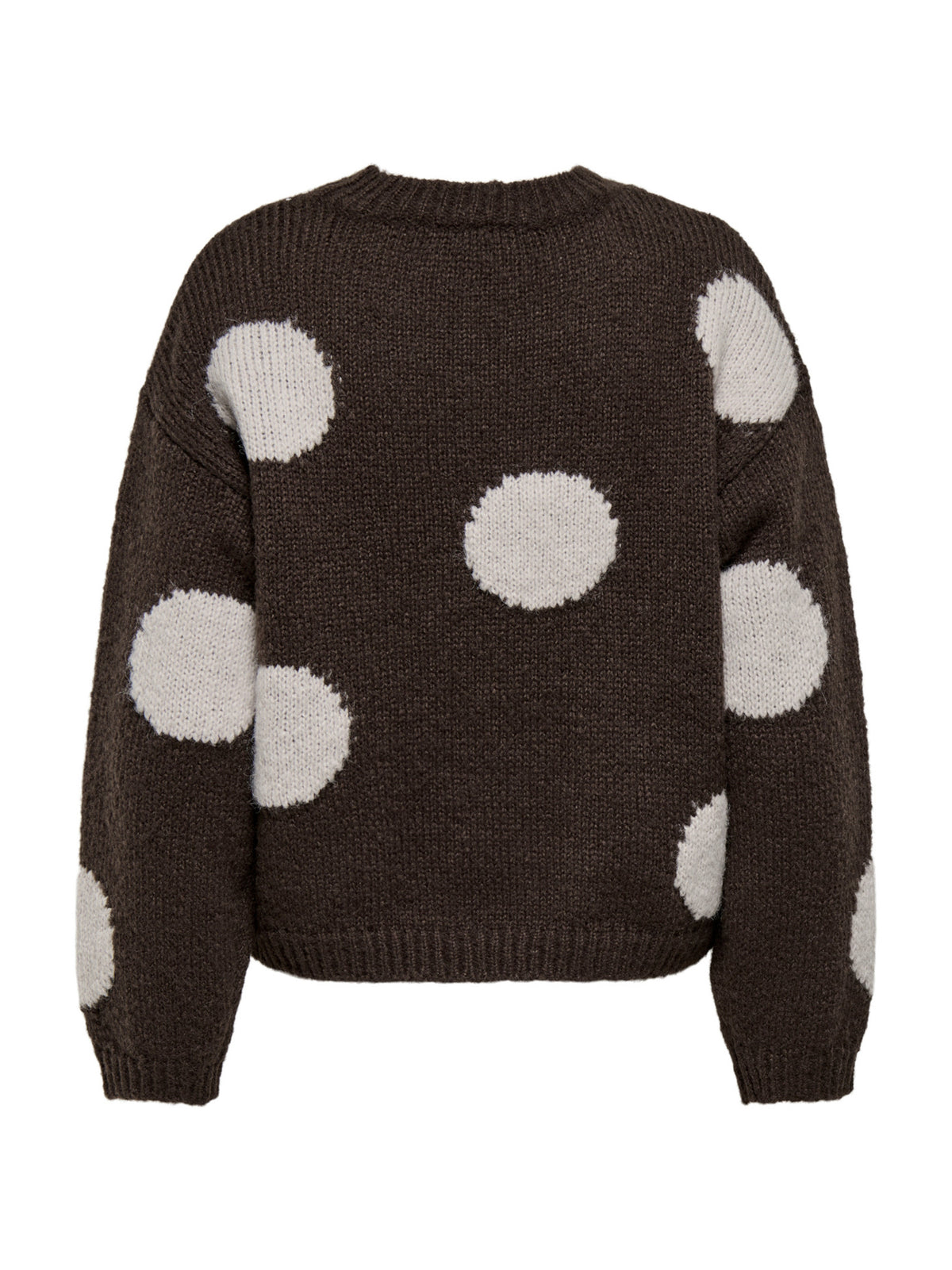 Maglia Only Bootle Marrone coni pois 15361111 /Coffee Bean ONLY 