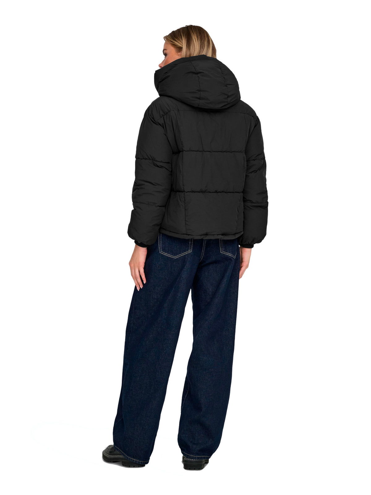Piumino Only Cornelia Nero con cappuccio 15366705 /Black ONLY 