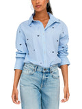 Camicia Only Oregon Celeste a righe 15367057 /Serenity ONLY 
