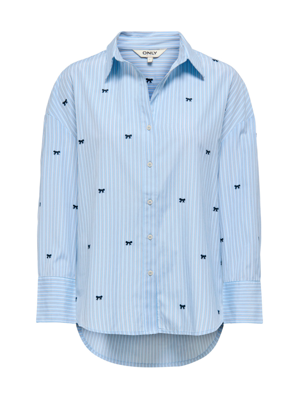 Camicia Only Oregon Celeste a righe 15367057 /Serenity ONLY 