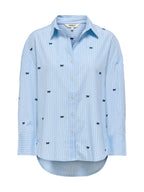 Camicia Only Oregon Celeste a righe 15367057 /Serenity ONLY 