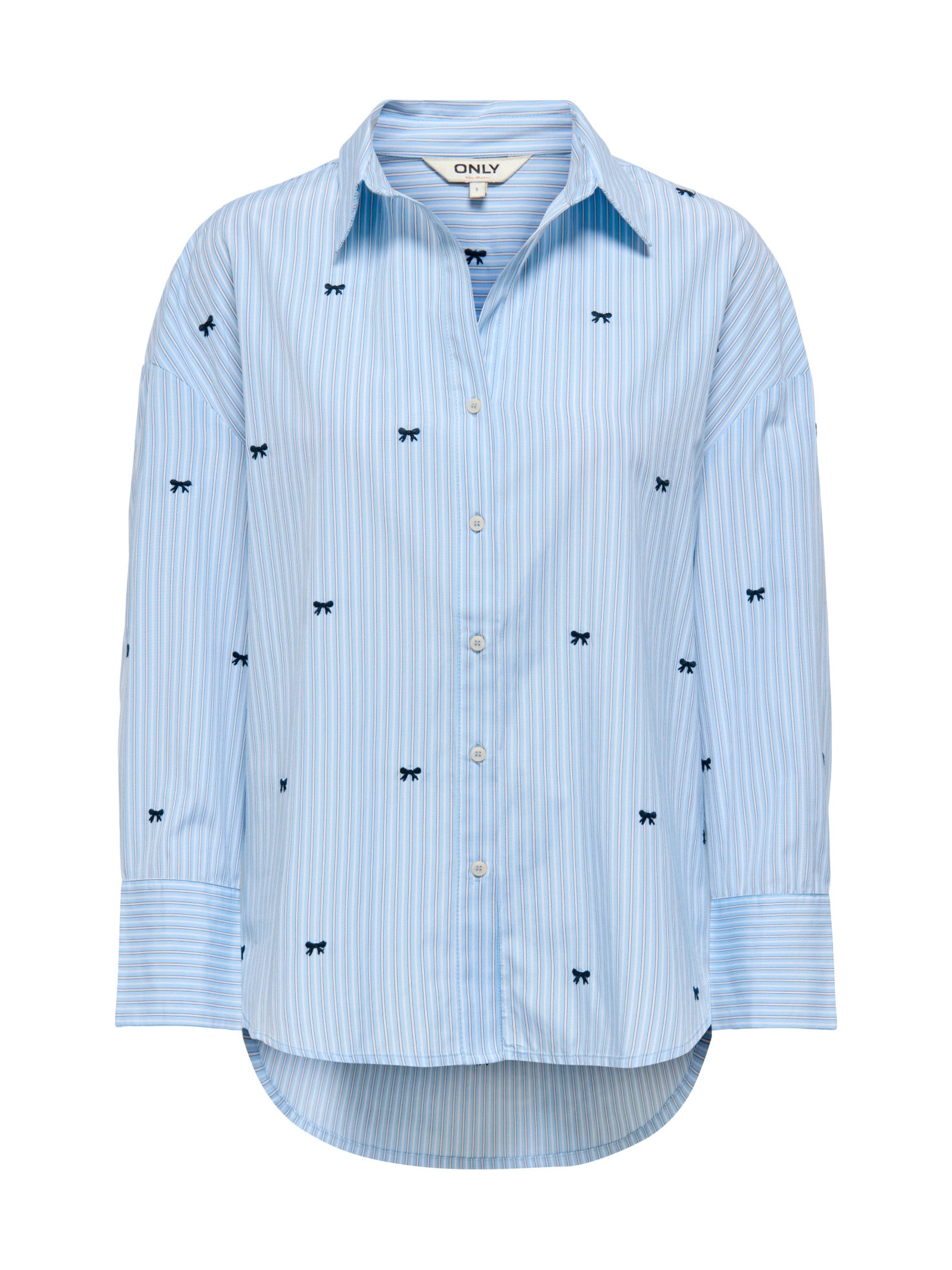 Camicia Only Oregon Celeste a righe 15367057 /Serenity ONLY 