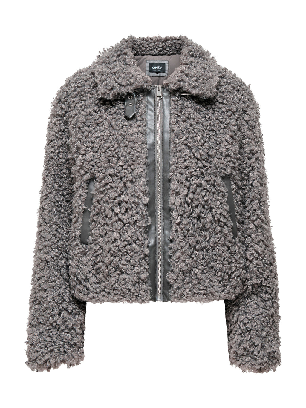 Giubbotto Only Tilda Grigio effetto pelliccia 15373878 /Dark Shadow ONLY 