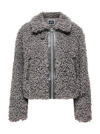 Giubbotto Only Tilda Grigio effetto pelliccia 15373878 /Dark Shadow ONLY 