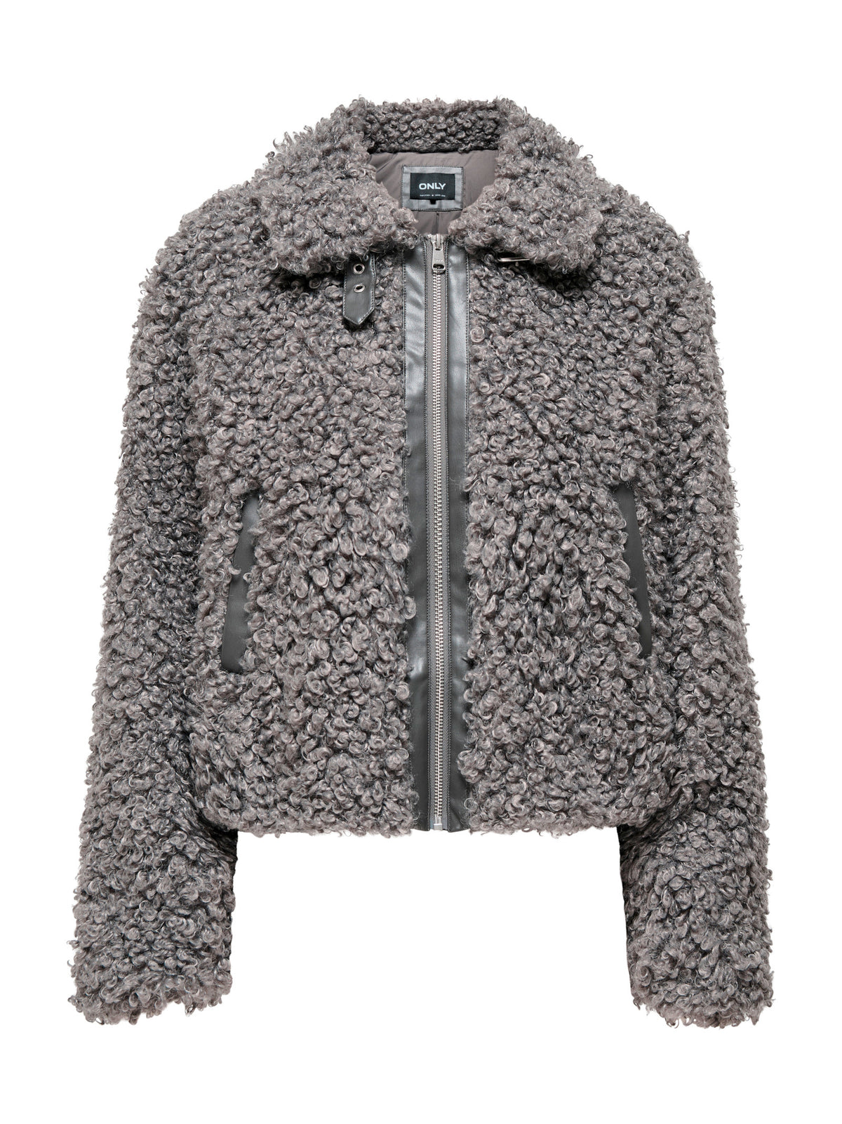Giubbotto Only Tilda Grigio effetto pelliccia 15373878 /Dark Shadow ONLY 