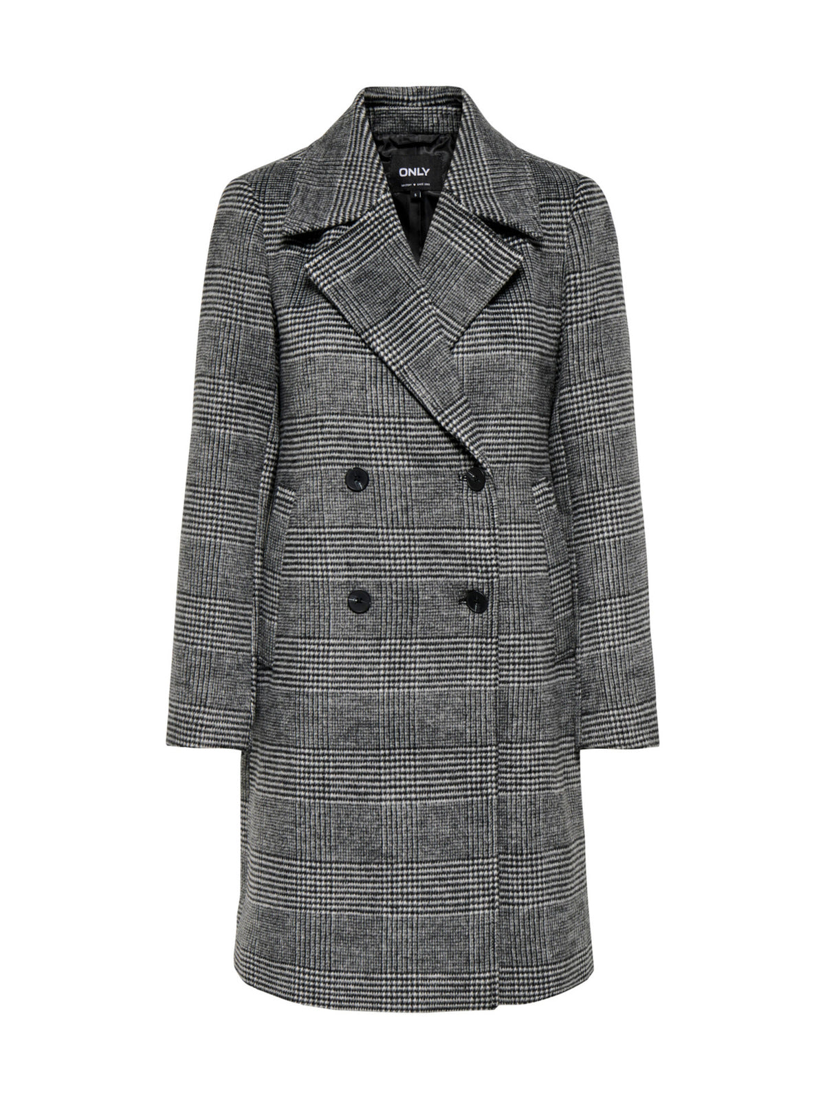 Cappotto Only Tenna Nero doppiopetto 15374084 /Black ONLY 