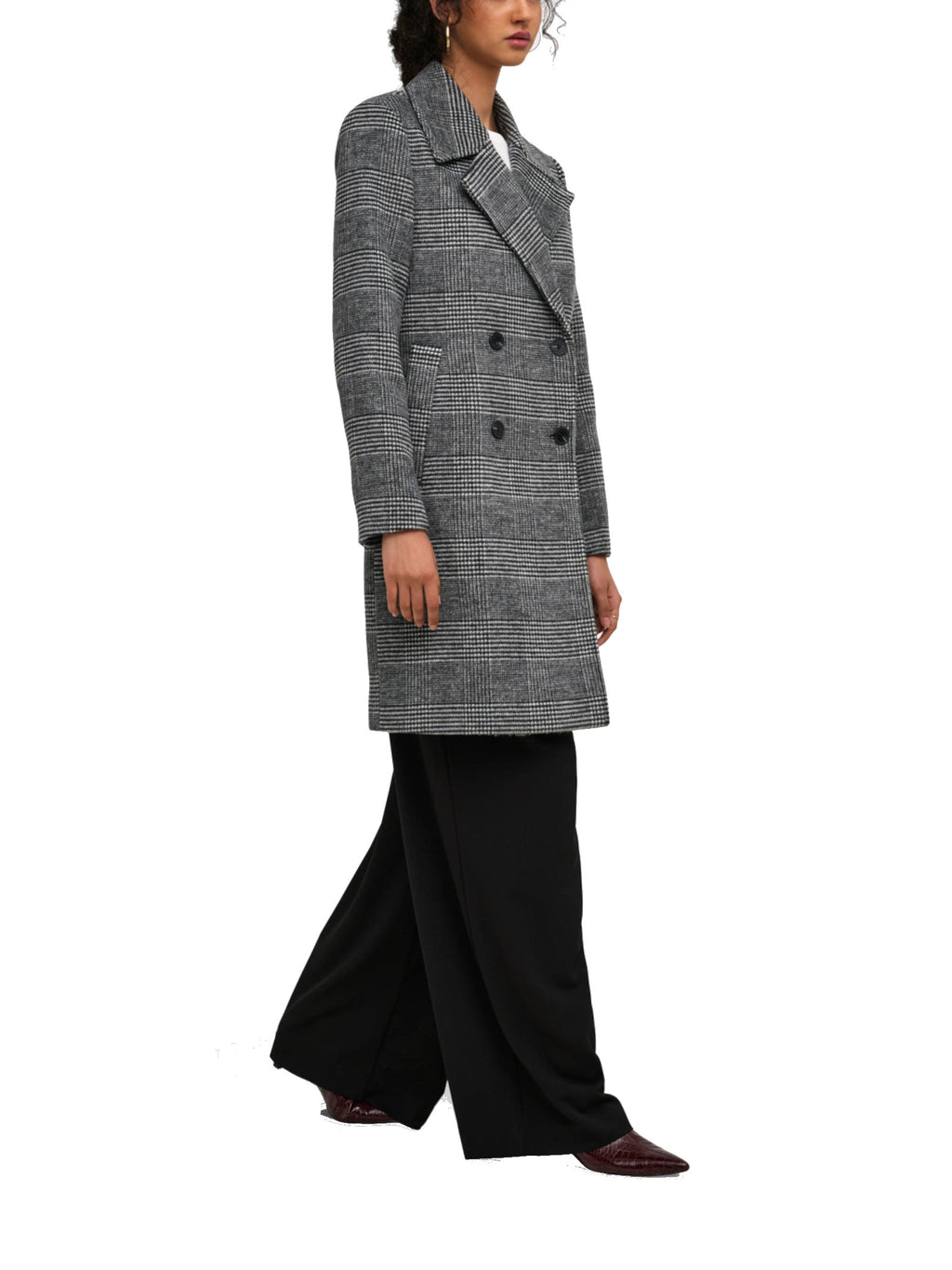 Cappotto Only Tenna Nero doppiopetto 15374084 /Black ONLY 