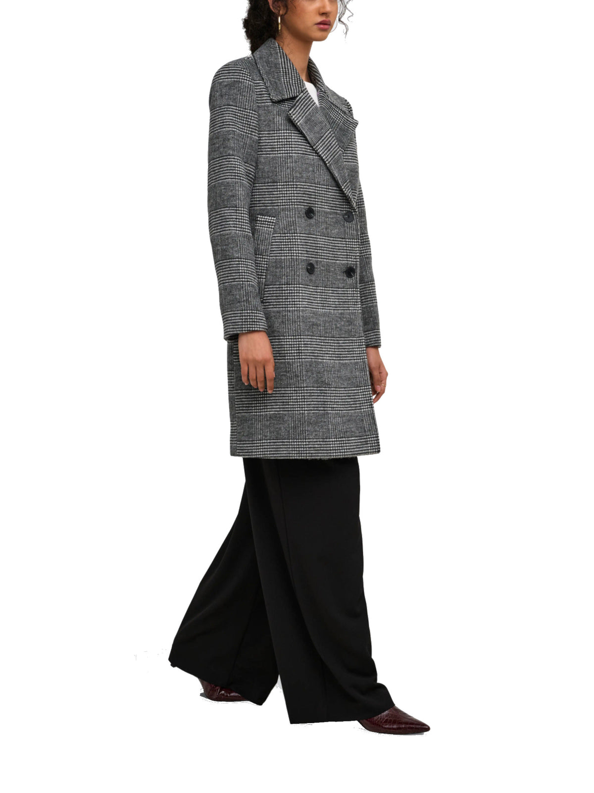 Cappotto Only Tenna Nero doppiopetto 15374084 /Black ONLY 