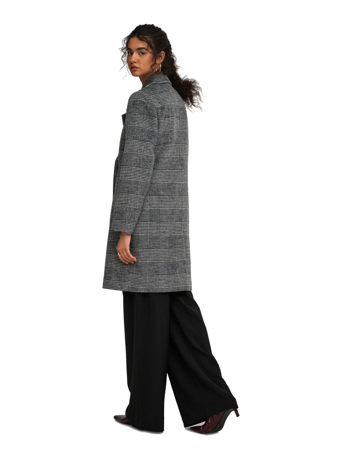 Cappotto Only Tenna Nero doppiopetto 15374084 /Black ONLY 