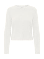 Maglia Only Kerry  Bianco girocollo 15374811 /Cloud Dancer ONLY 