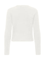 Maglia Only Kerry  Bianco girocollo 15374811 /Cloud Dancer ONLY 