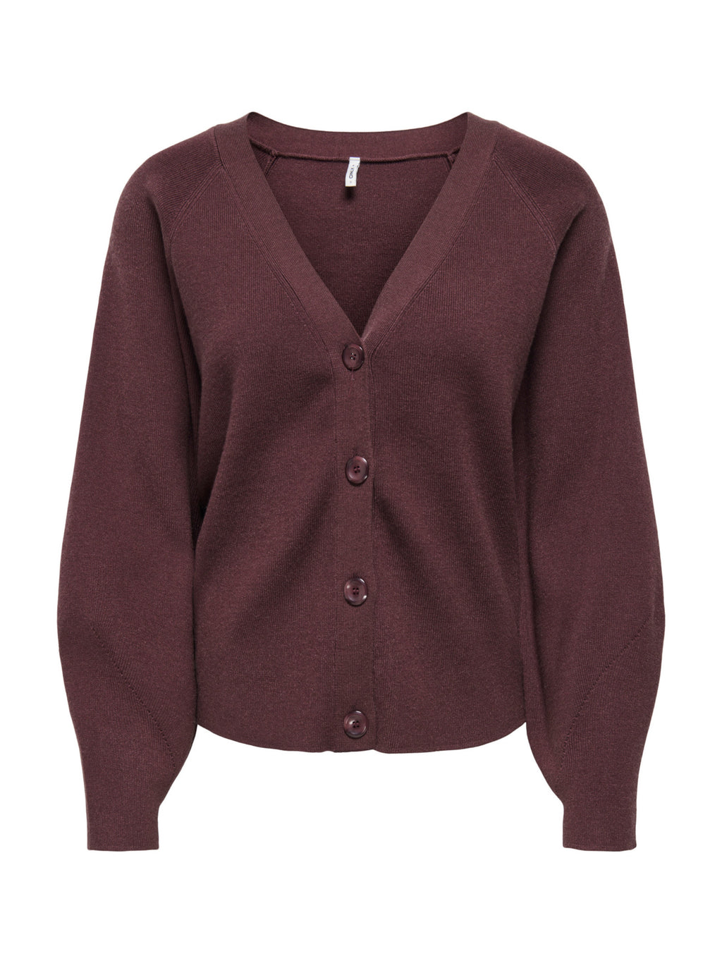 Cardigan Only Bordeaux Teri con bottoni 15374994 /Fig ONLY 
